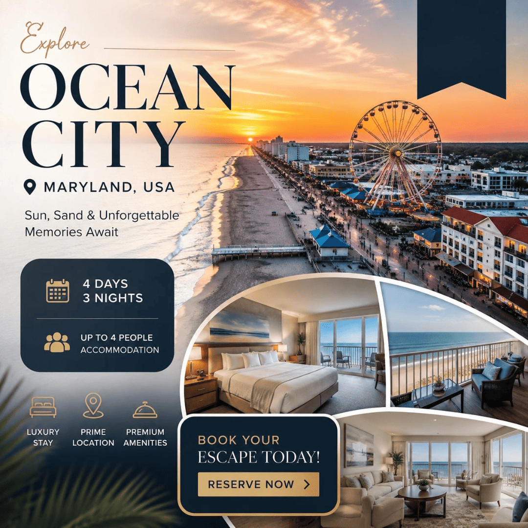 Comfort Suites Ocean City West — 4D/3N Ocean City